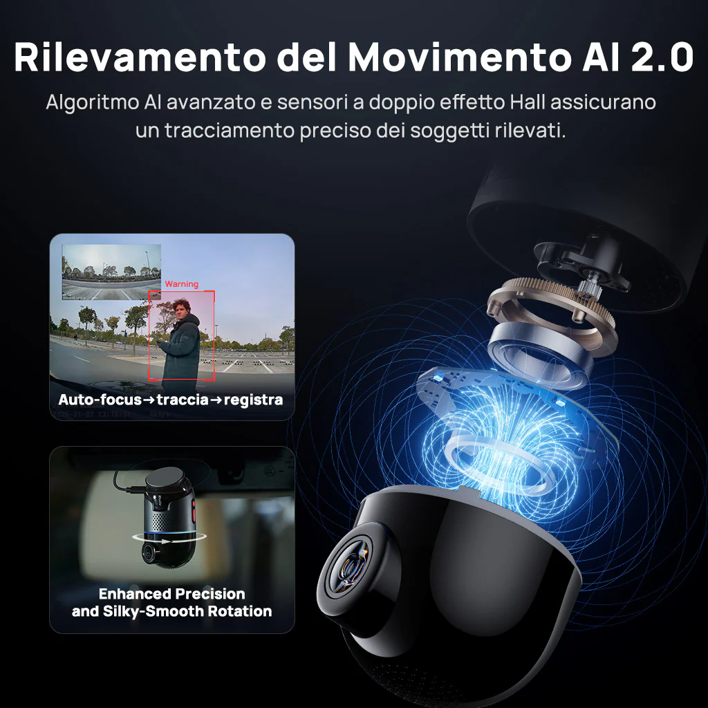 70mai Dash Cam 4K Omni 360° Full View with Dual Sony STARVIS 2, AI 2.0 & 4G LTE Supported - Image 10