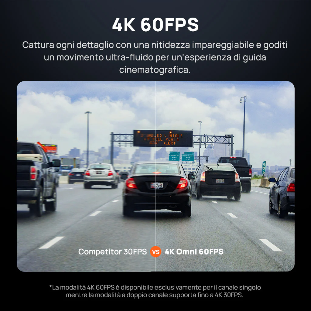 70mai Dash Cam 4K Omni 360° Full View with Dual Sony STARVIS 2, AI 2.0 & 4G LTE Supported - Image 4